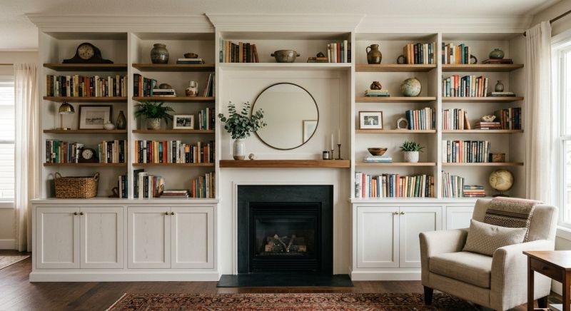 Fireplace Shelves Installation in Greensboro, NC